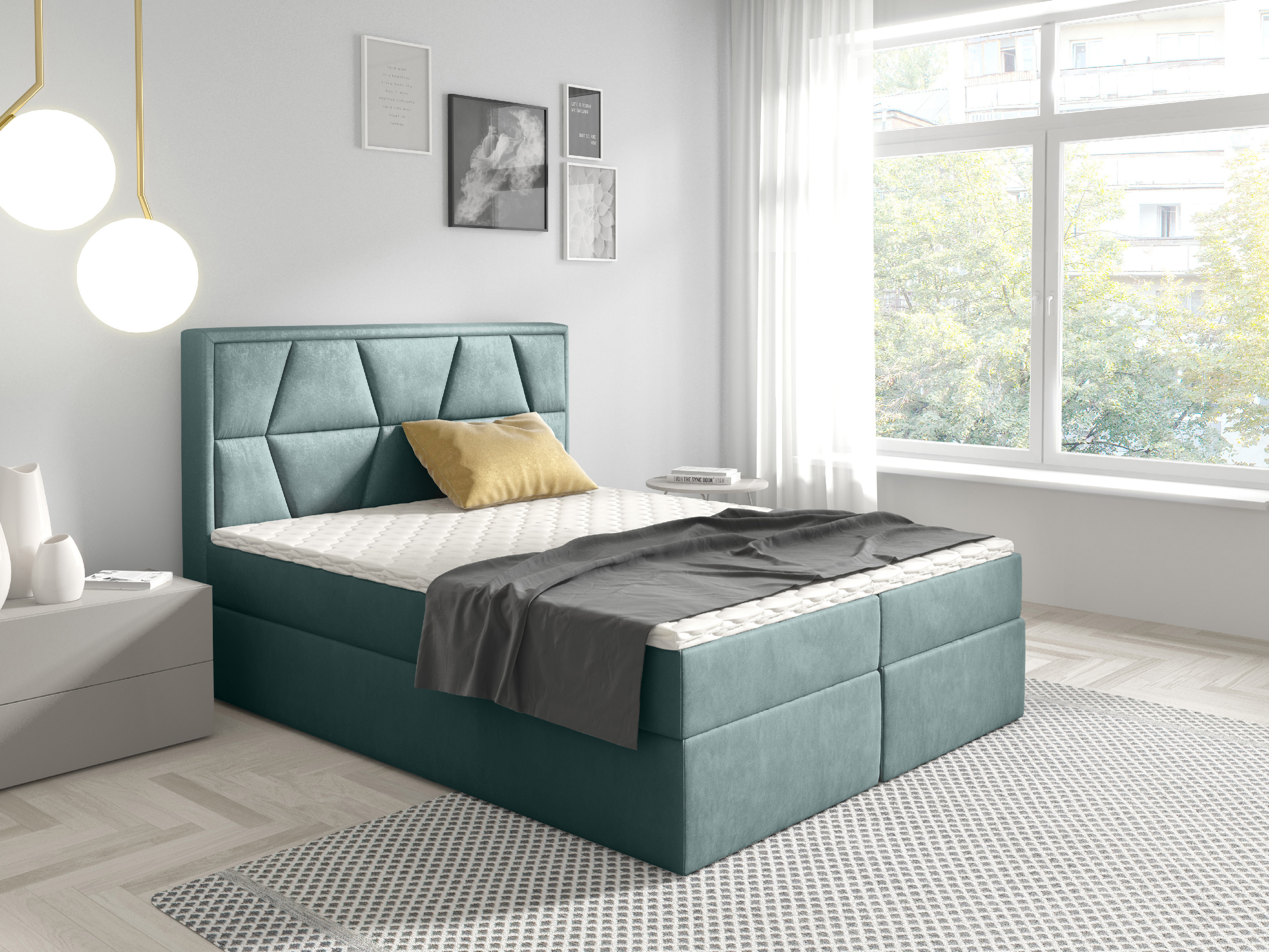 Linneo Boxspring Arsizio Rozměr: 140x200 cm