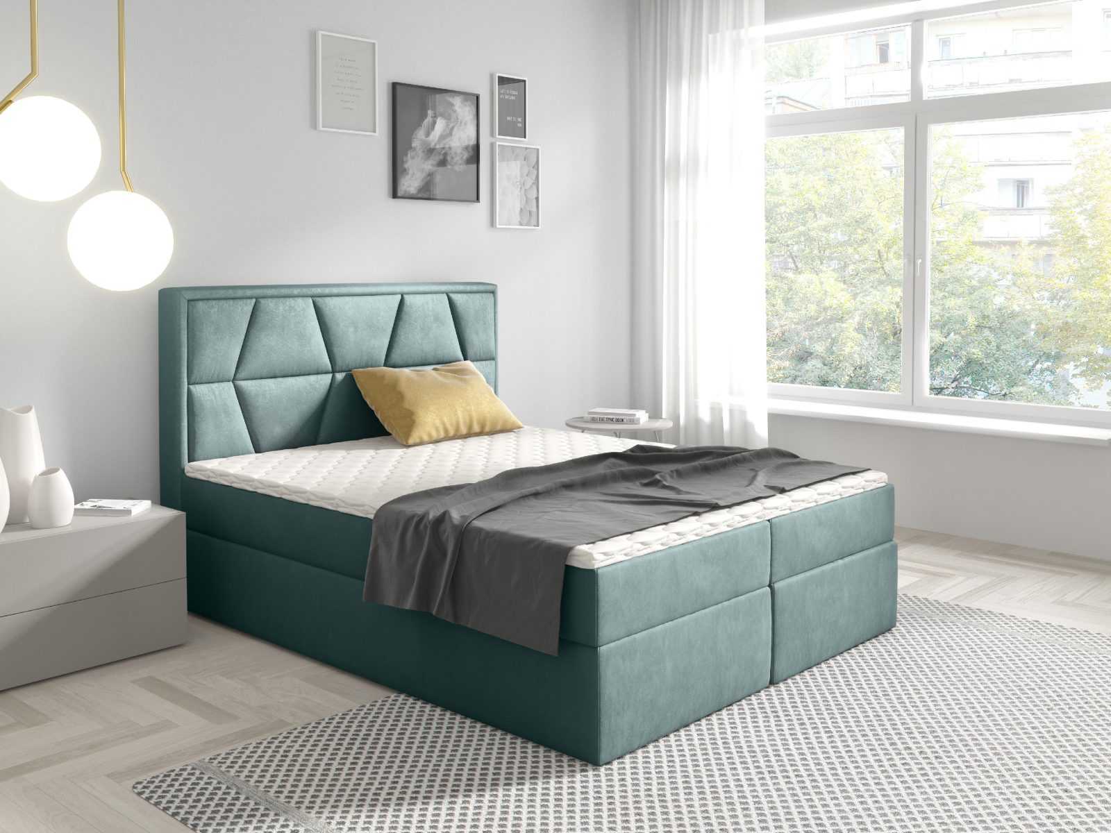 Linneo Boxspring Arsizio Rozměr: 140x200 cm