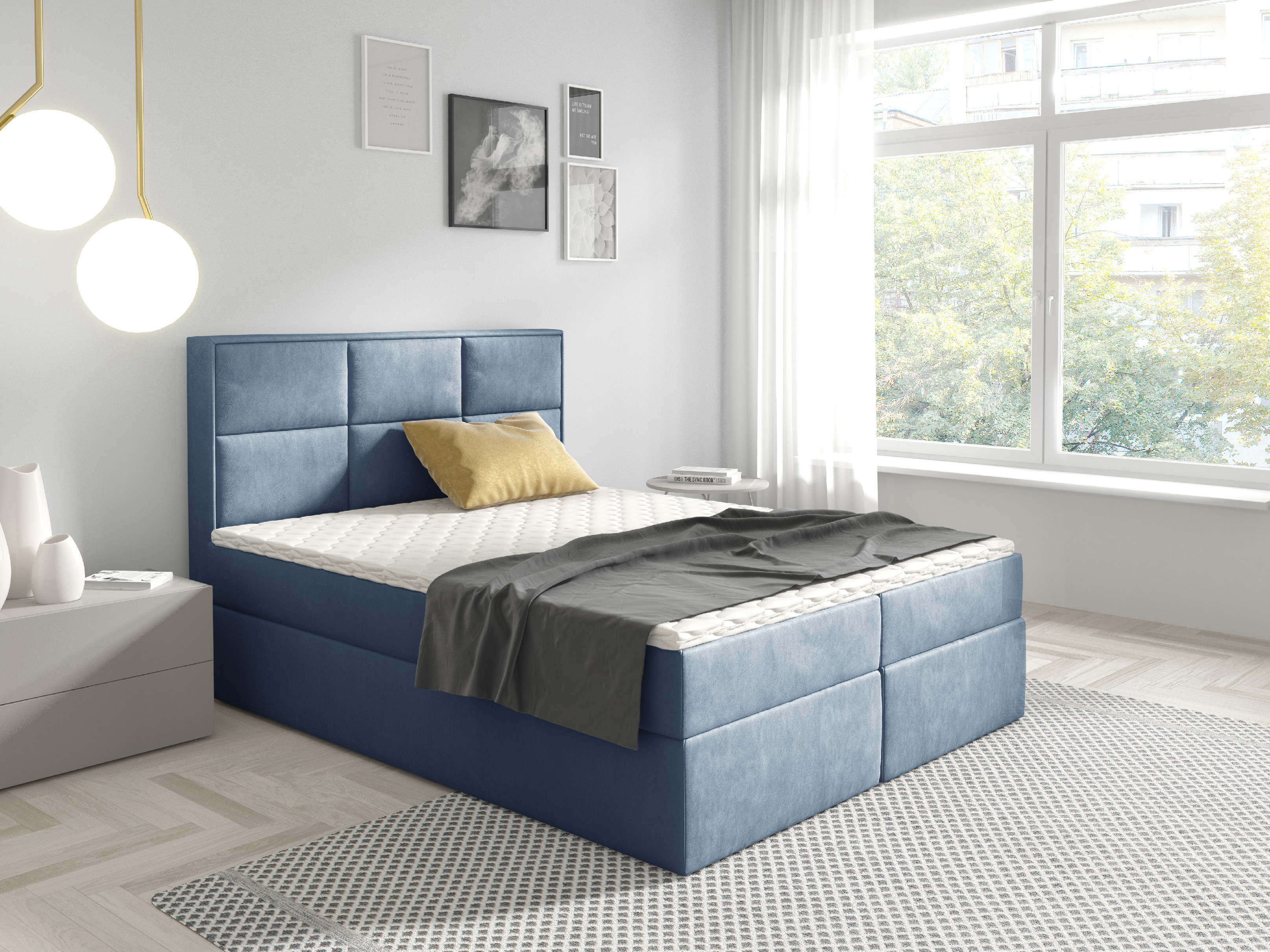 Linneo Boxspring Spiro Rozměr: 140x200 cm