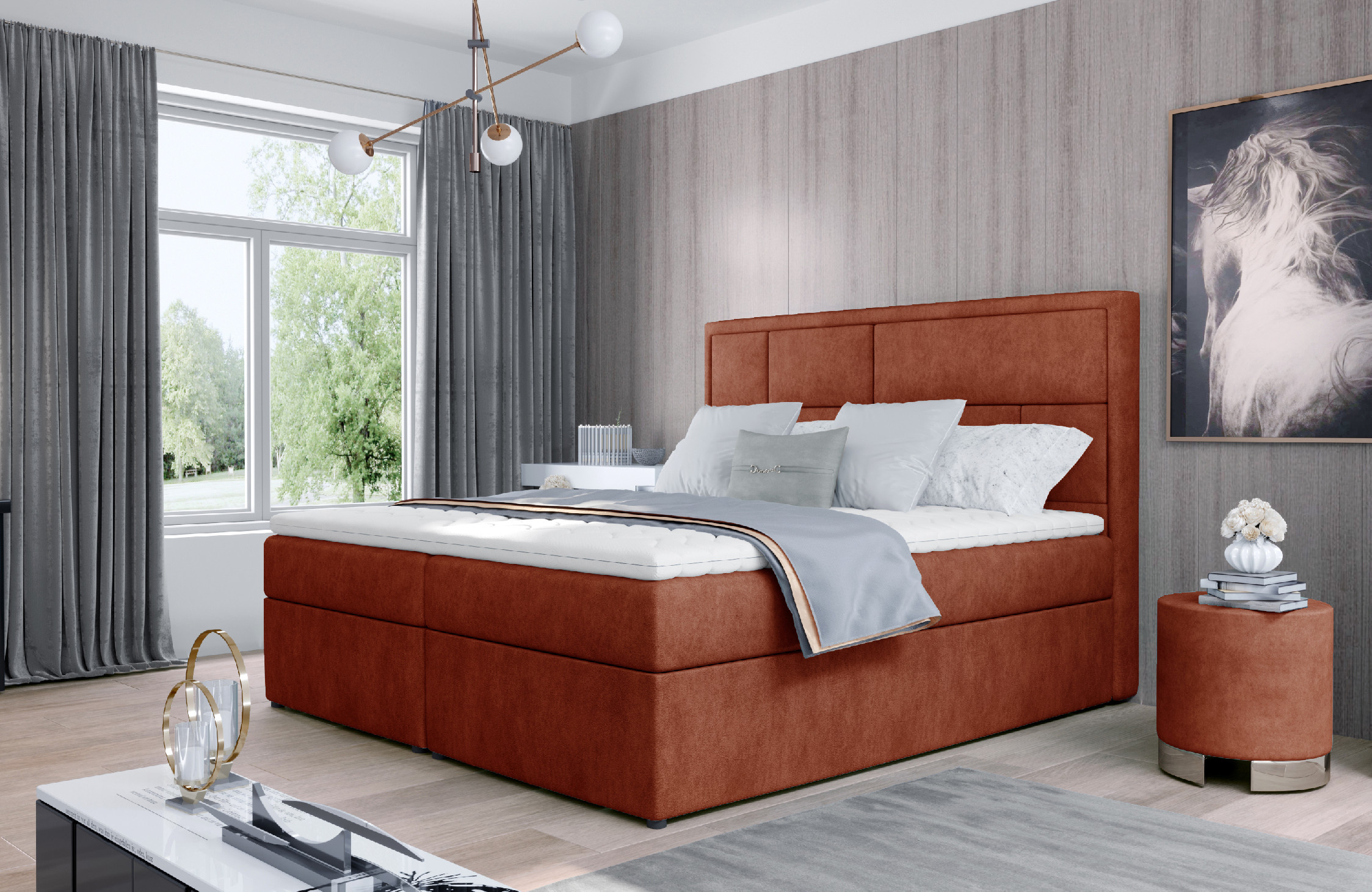 Boxspring Meron Rozměr: 160x200 cm