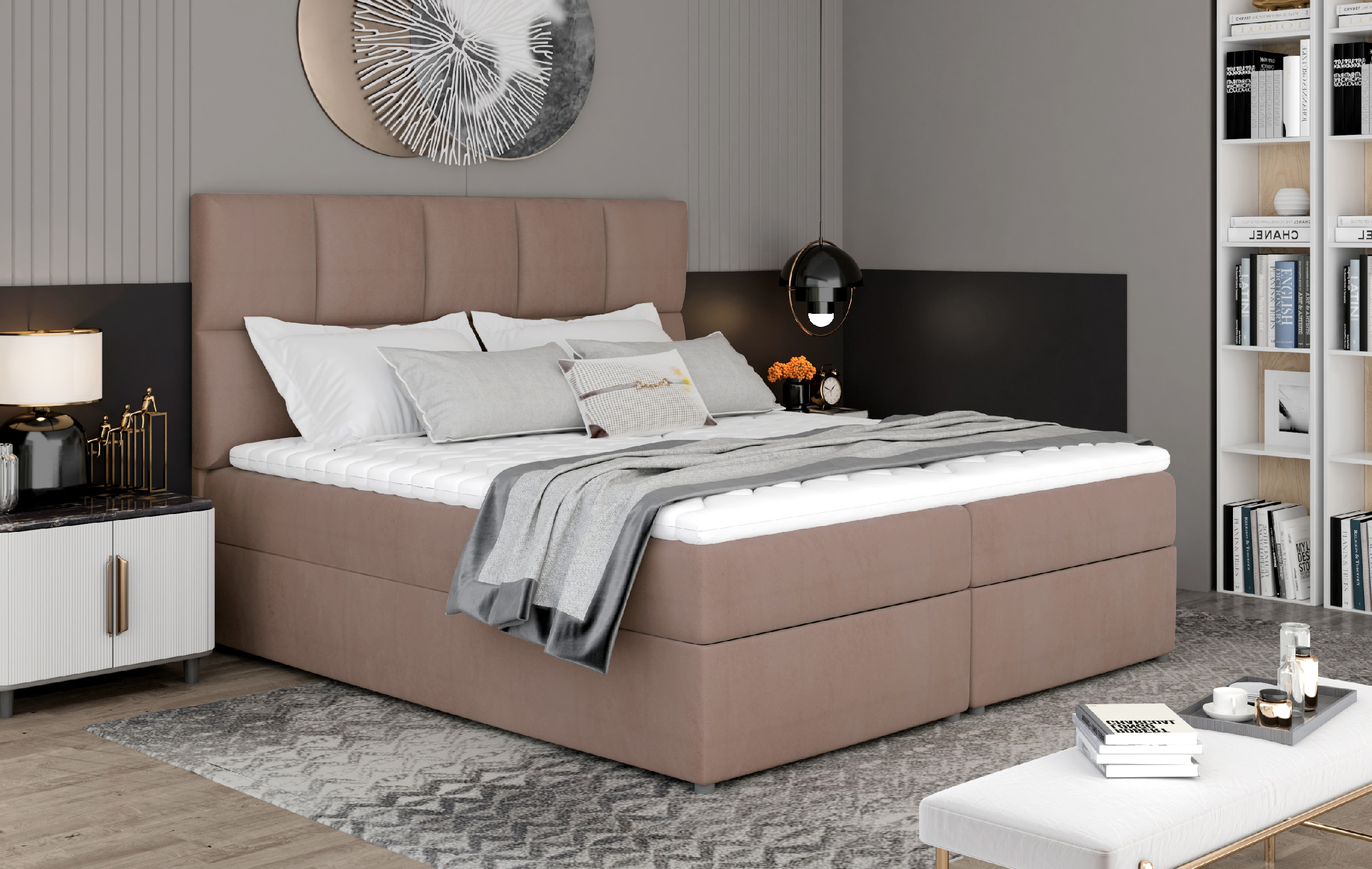 Boxspring Glossy Rozměr: 165x210 cm